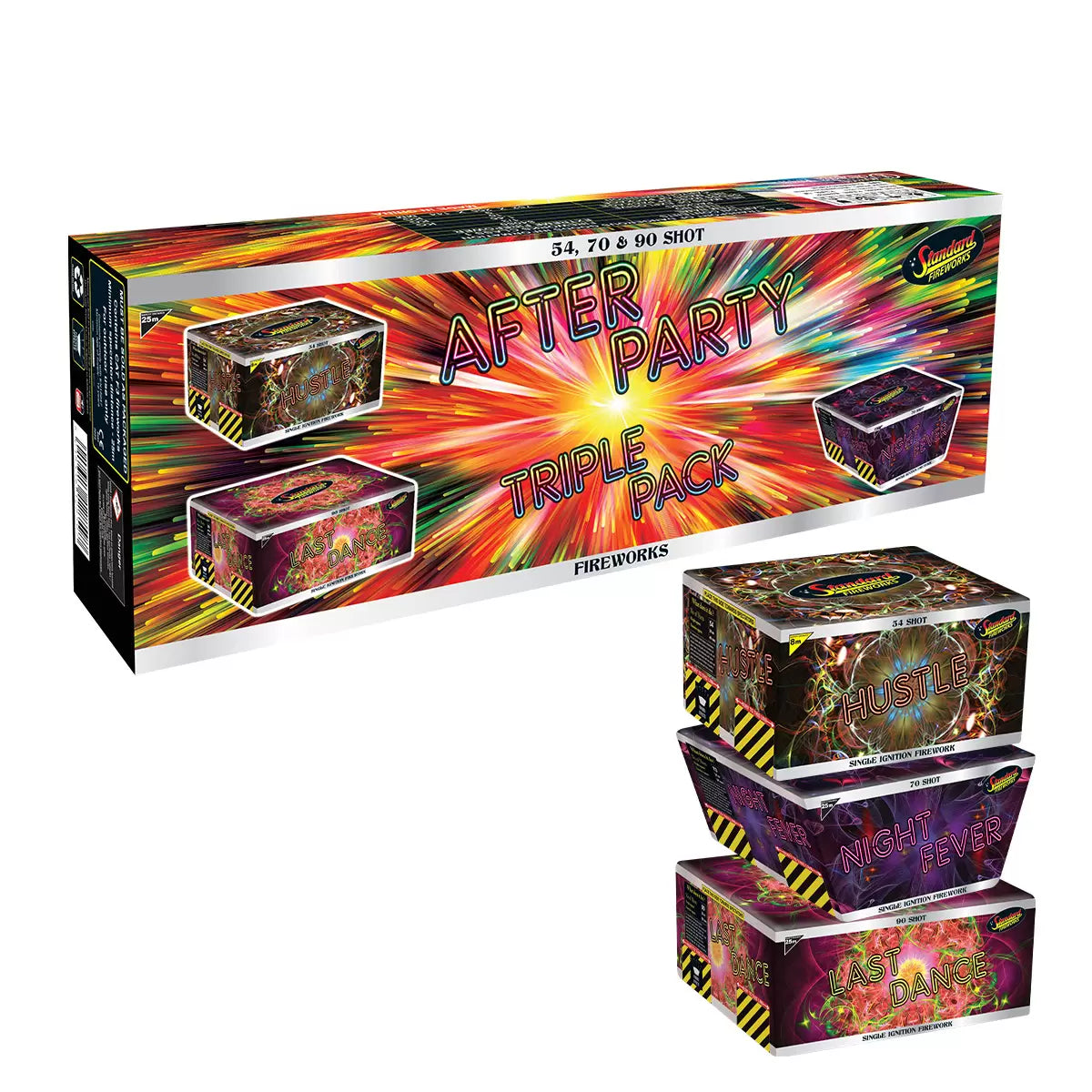 Black Cat After Party Triple Pack Firework Kit