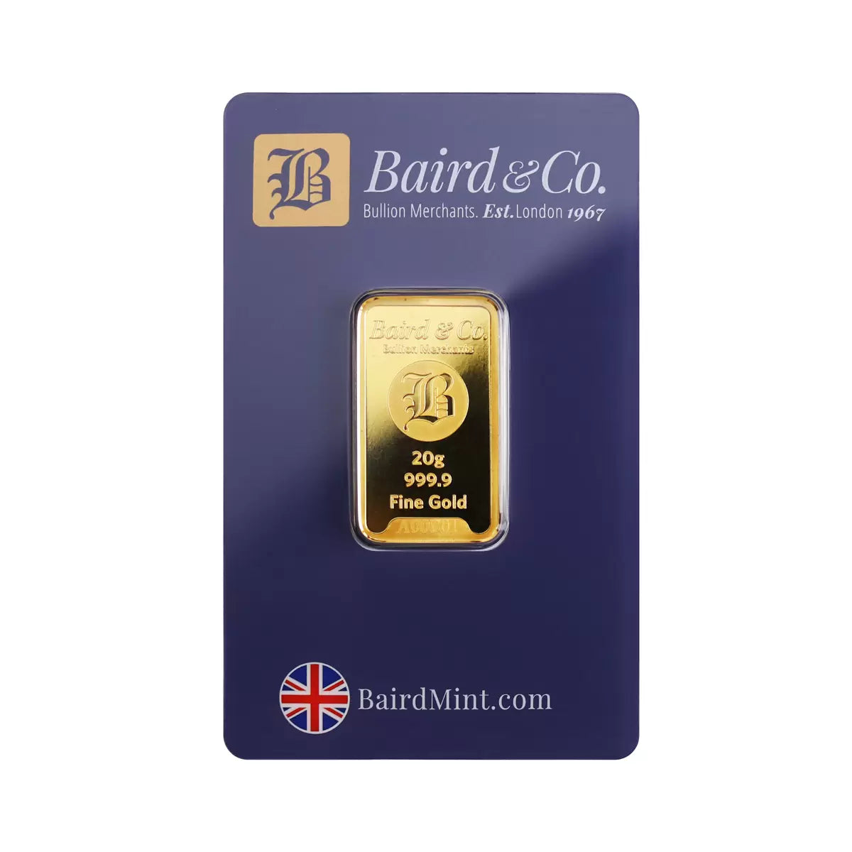 20 Gram Gold Minted Bar