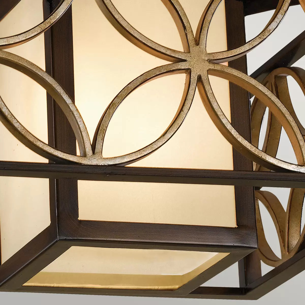 Feiss Remy 2 Light Flush Ceiling Light