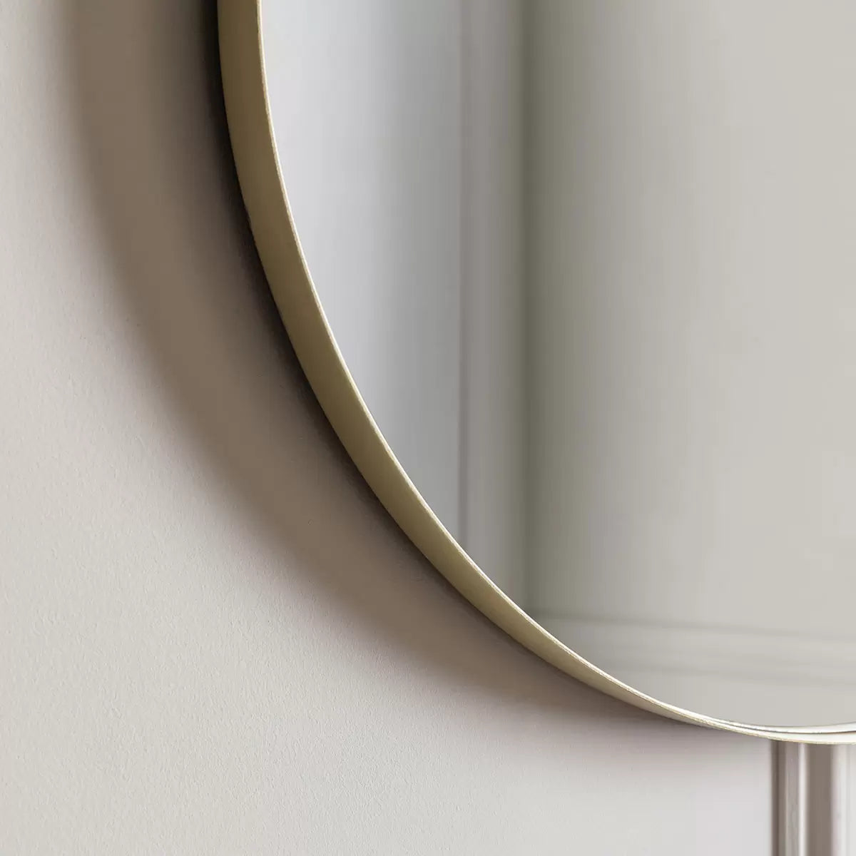 Gallery Hurston Elipse Champagne Mirror, 60 x 90cm
