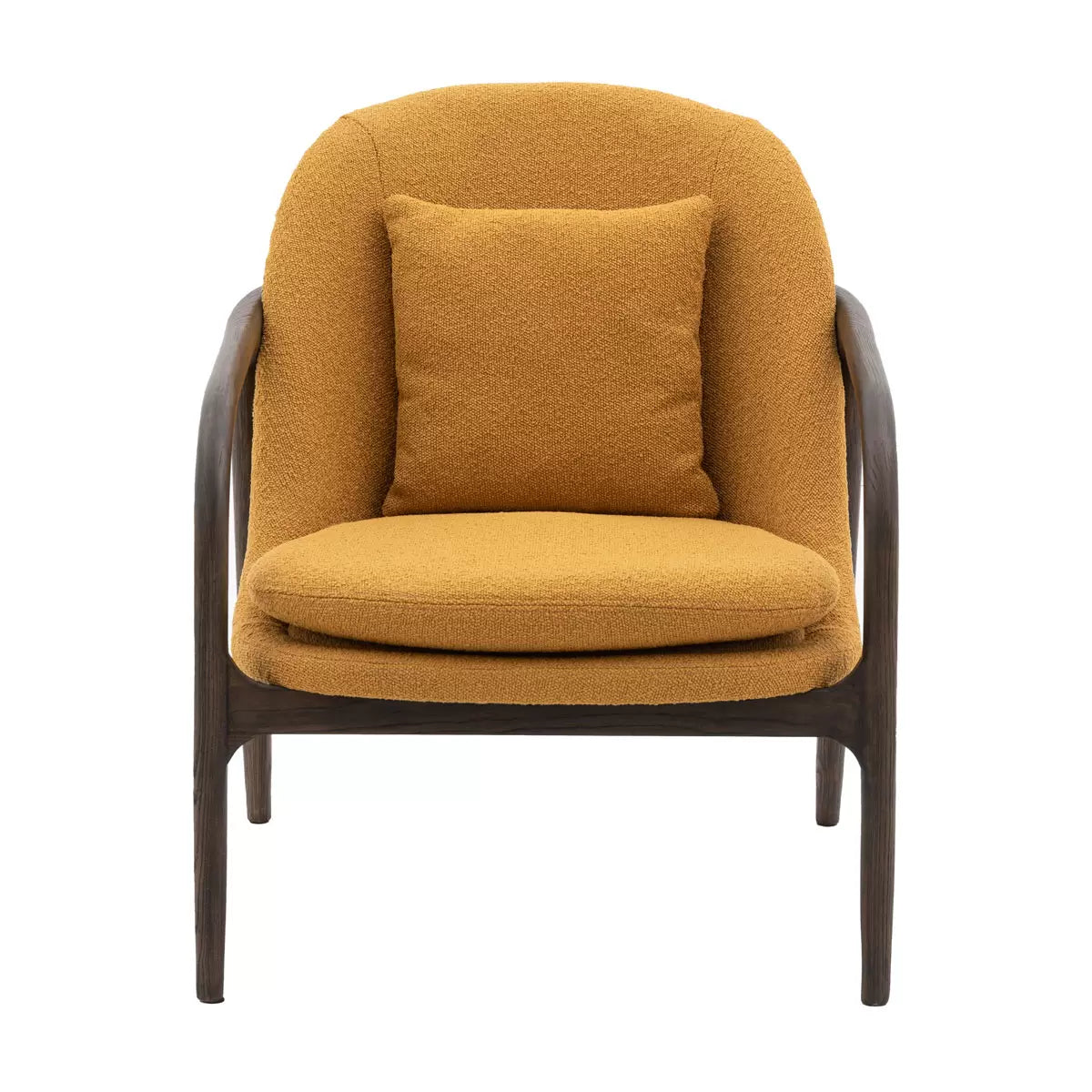 Gallery Alegra Ochre Fabric Armchair