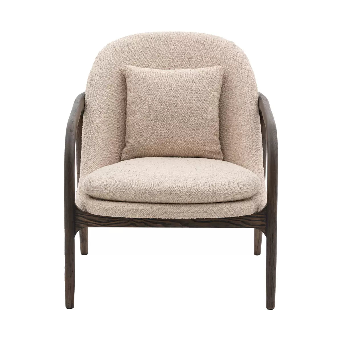 Gallery Alegra Taupe Fabric Armchair