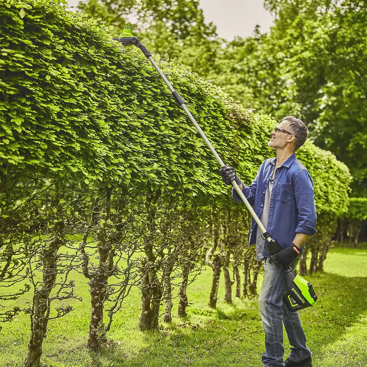 Greenworks 60V DigiPro 51cm (20") Long Reach Cordless Hedge Trimmer (Tool Only)