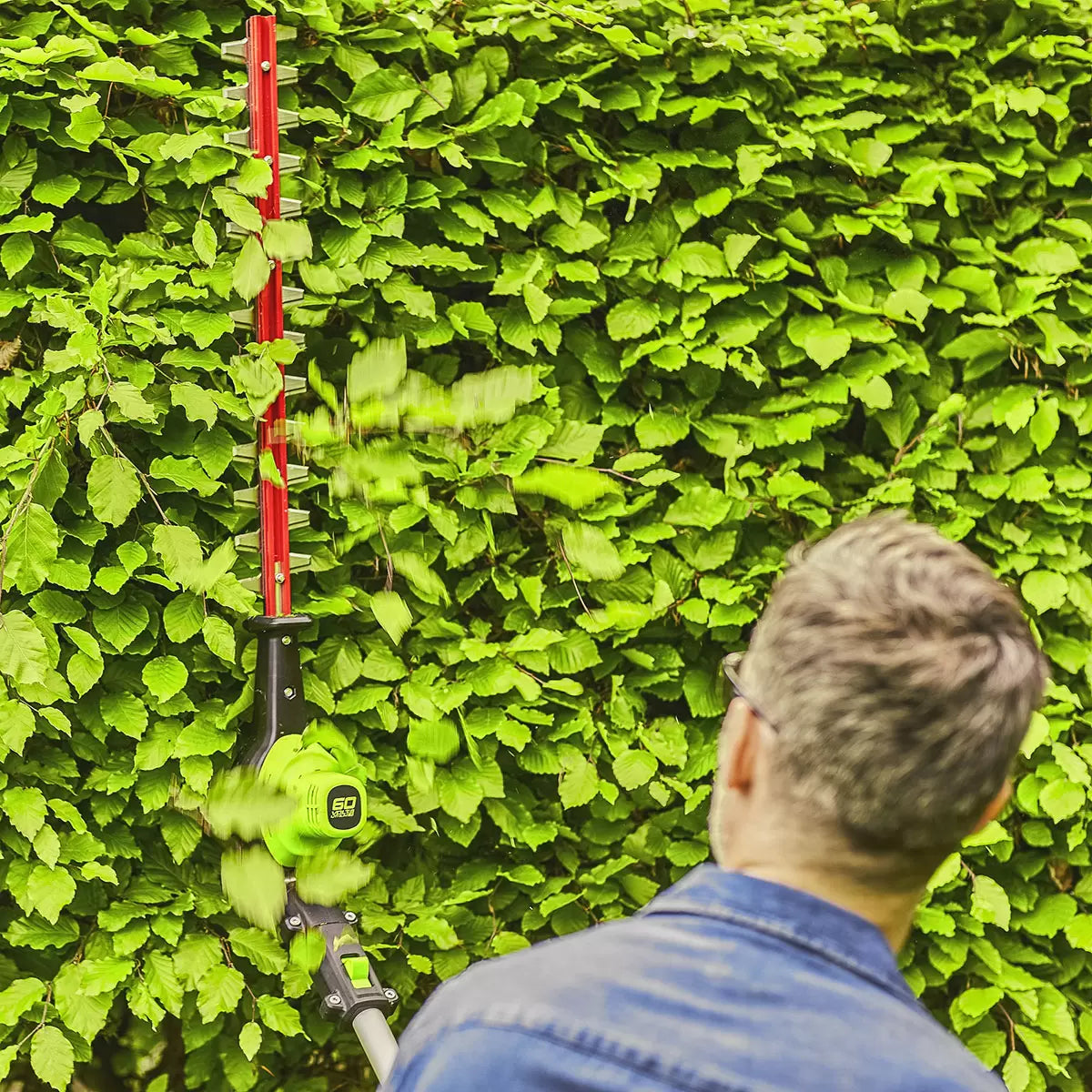 Greenworks 60V DigiPro 51cm (20") Long Reach Cordless Hedge Trimmer (Tool Only)