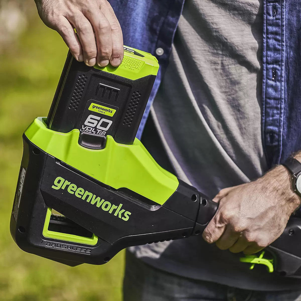 Greenworks 60V DigiPro 51cm (20") Long Reach Cordless Hedge Trimmer (Tool Only)