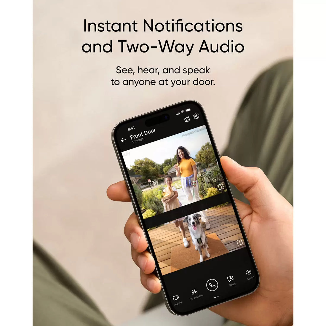 eufy 2K Video Doorbell E340 8GB Local Storage with Chime - No Monthly Fees