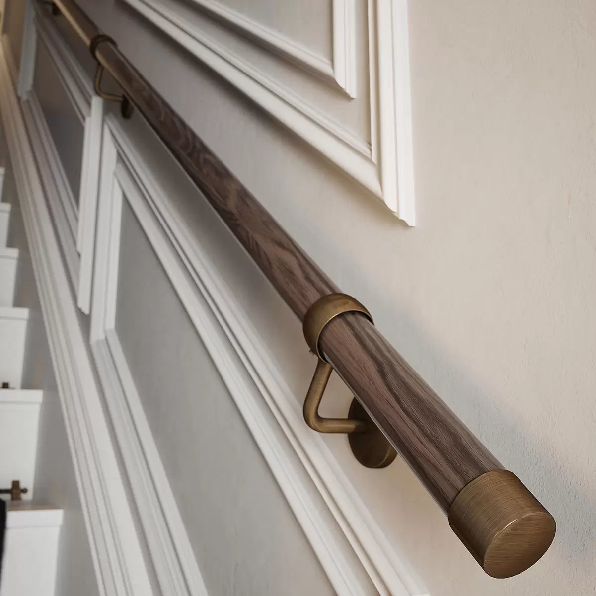Rothley Ebony Wood Finish 3600mm Hand Rail Kit