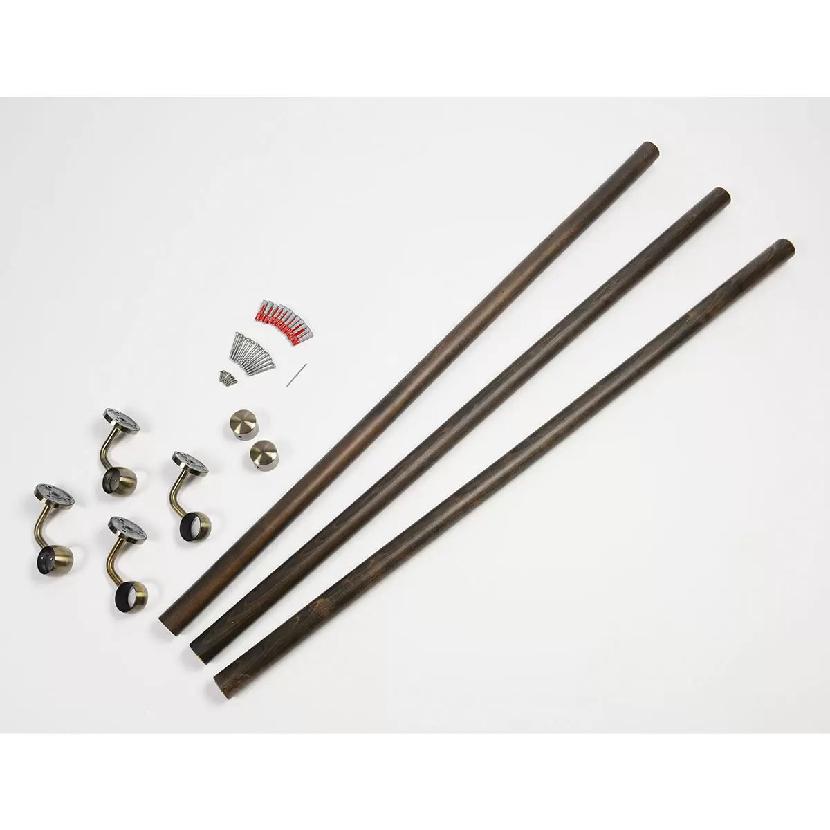 Rothley Ebony Wood Finish 3600mm Hand Rail Kit