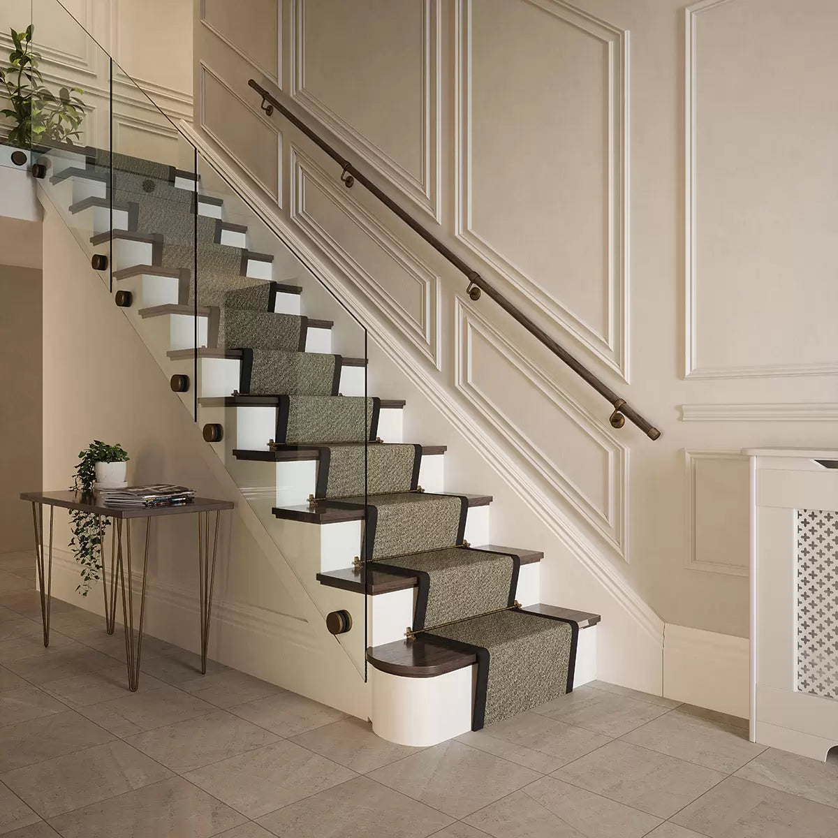 Rothley Ebony Wood Finish 3600mm Hand Rail Kit