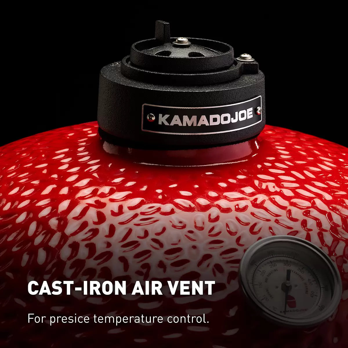 Kamado Joe Junior 13.5" (34cm) Ceramic Charcoal Barbecue Grill + Cover