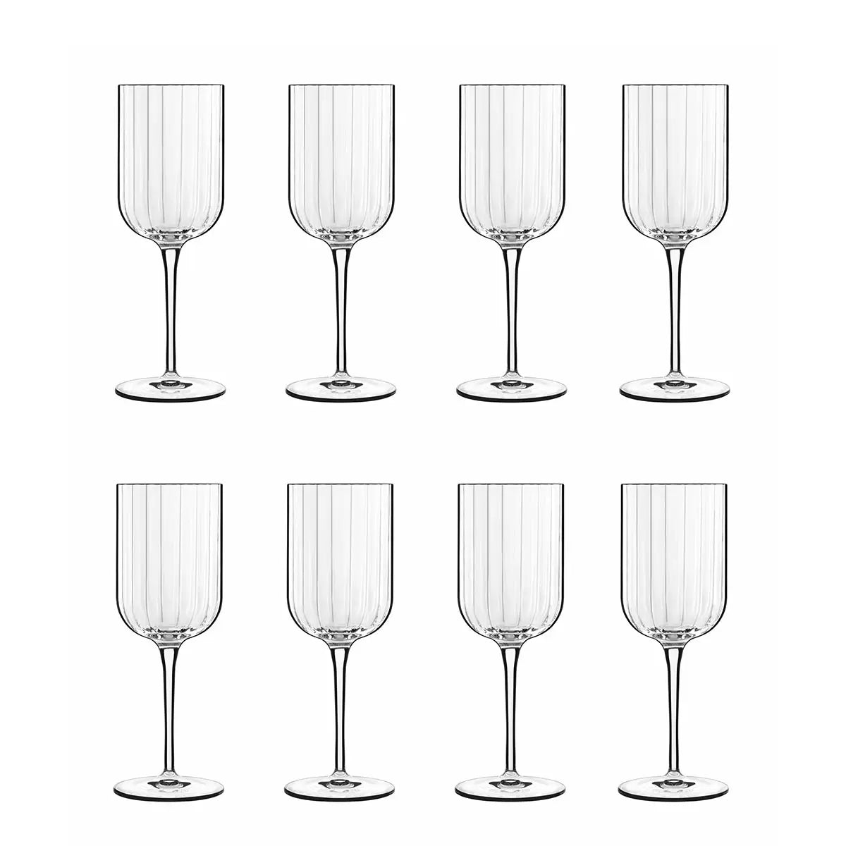 Luigi Bormioli Bach Red Wine Glasses, 400ml, 8 Pack