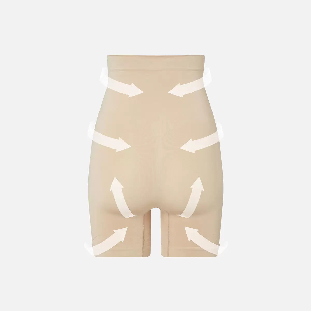 Evenlina Sculpting Shapewear Shorts in Almond
