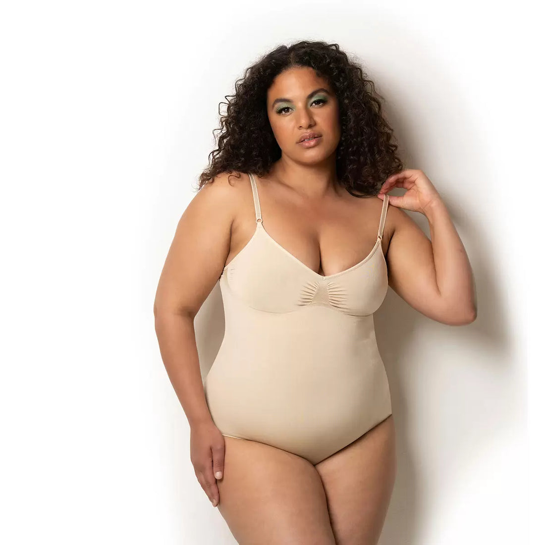Evenlina Sculpting Shapewear Bodysuit in Almond