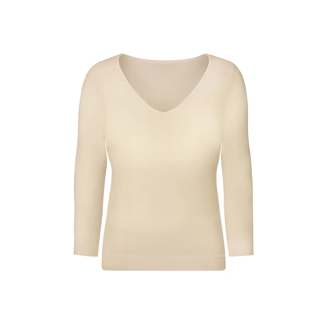 Evenlina Long Sleeve Shaping Compression T-shirt in Almond