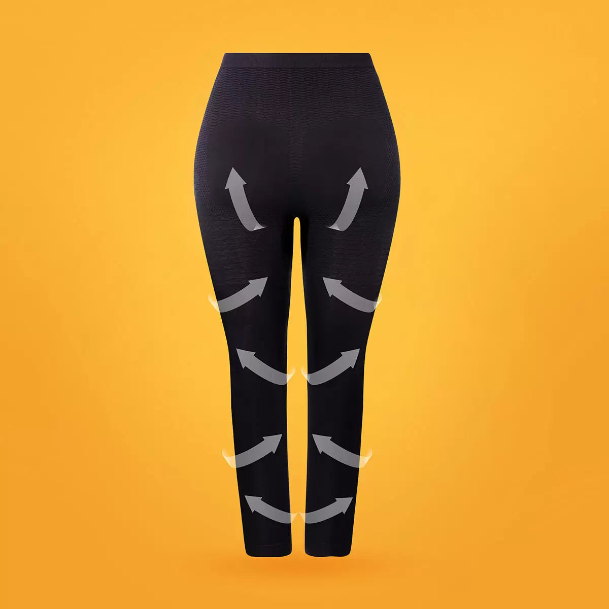 Evenlina Full Length Compression Leggings in Noir