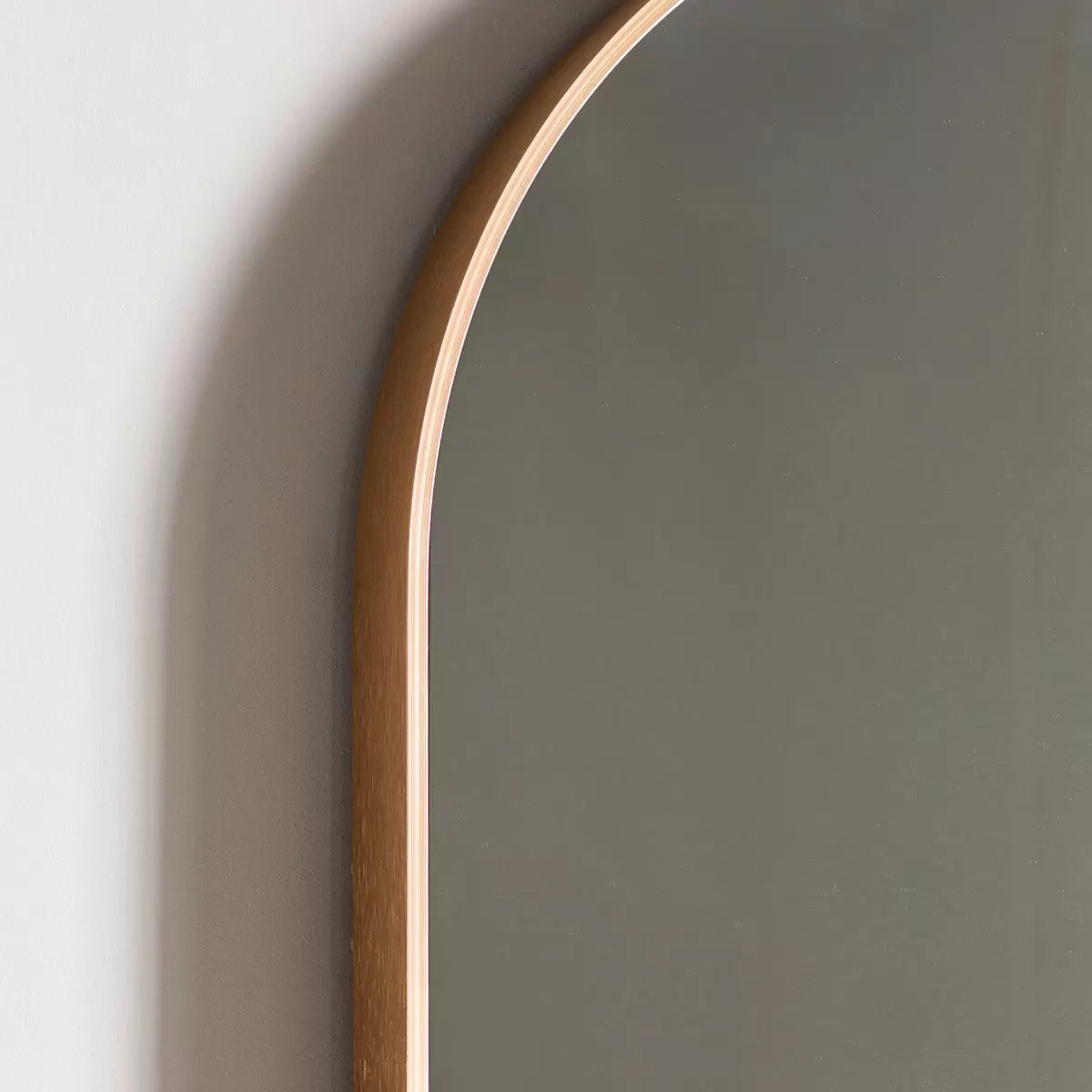 Gallery Yardley Gold Leaner Mirror, 50 x 150 cm