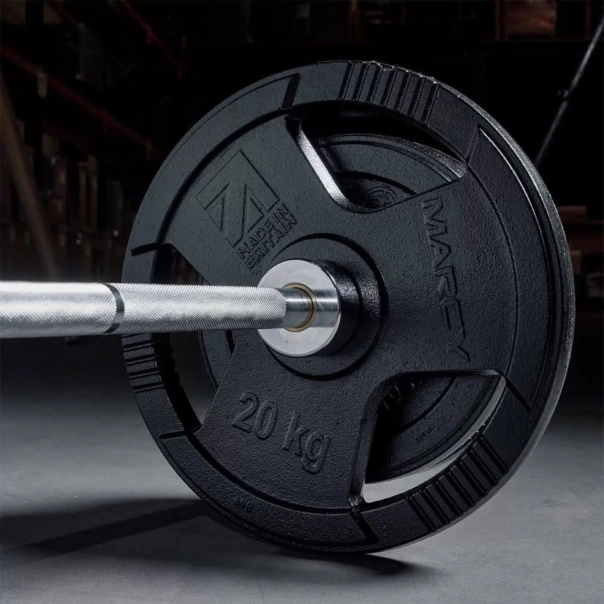 Marcy Made in Britain Eco Olympic Weight Set with 7ft Barbell in 3 Sizes