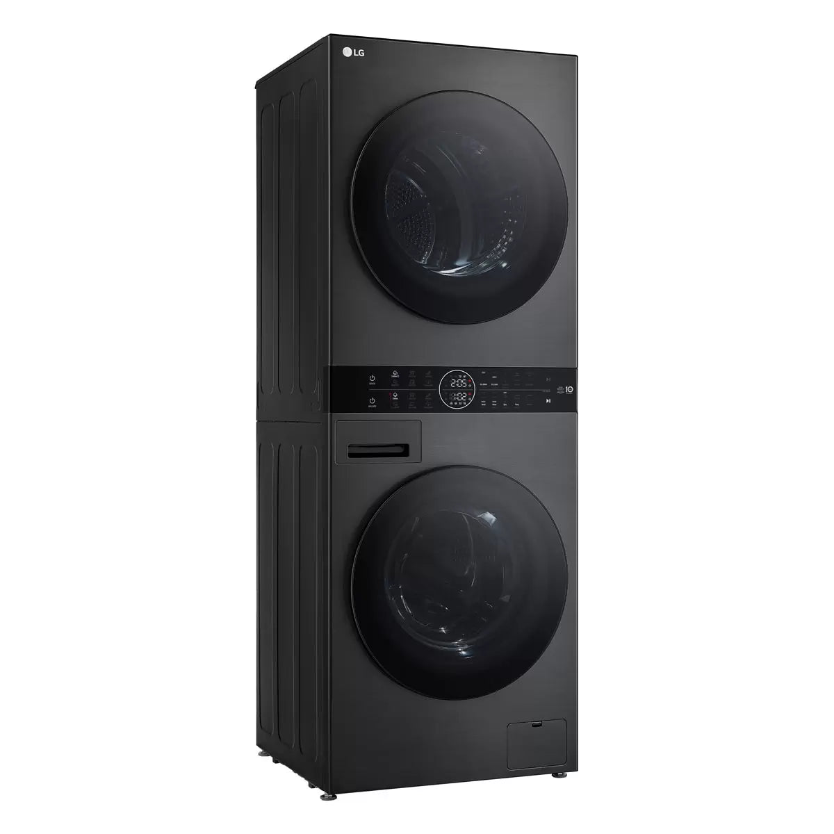 LG WT1210BBTN1, 12kg/10kg, 1400rpm, WashTower Rated in A/A+++ in Black Steel