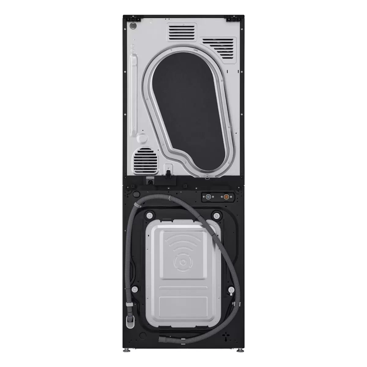 LG WT1210BBTN1, 12kg/10kg, 1400rpm, WashTower Rated in A/A+++ in Black Steel