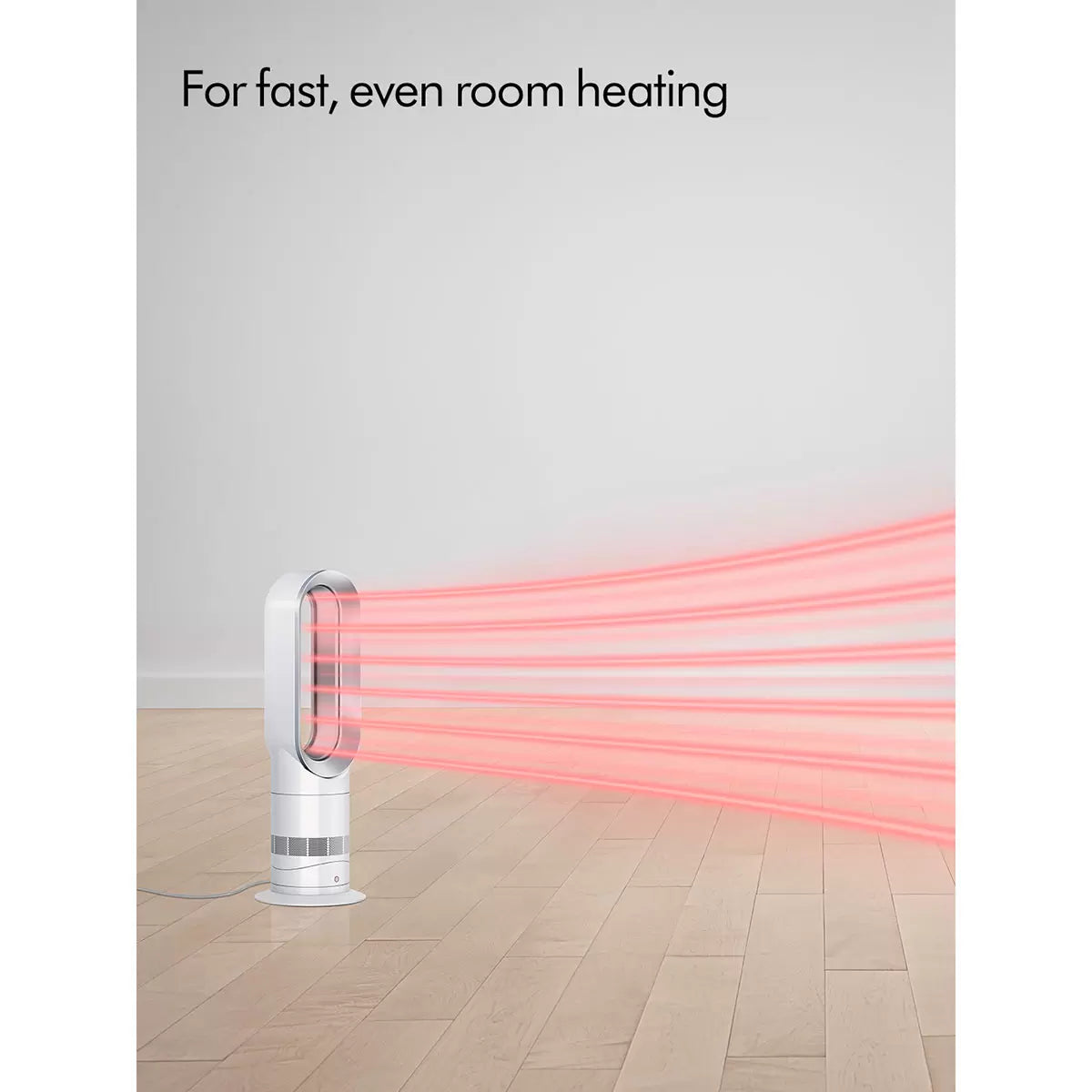 Dyson AM09 Hot and Cool Tower Fan - White/Silver