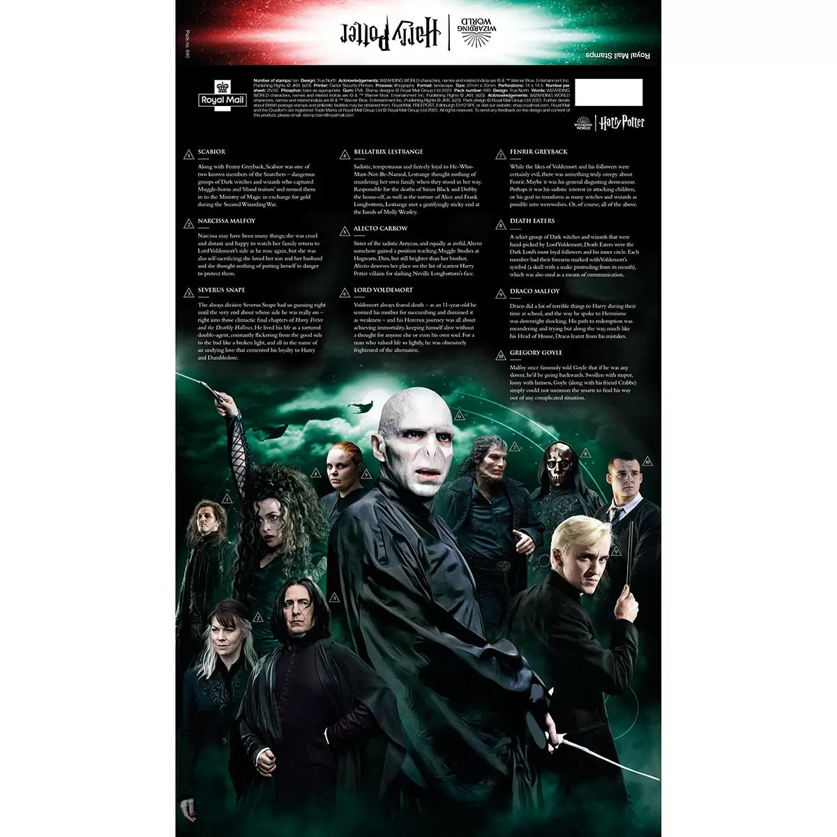 Official Harry Potter Stamps Affixed Presentation Pack by Royal Mail. Harry