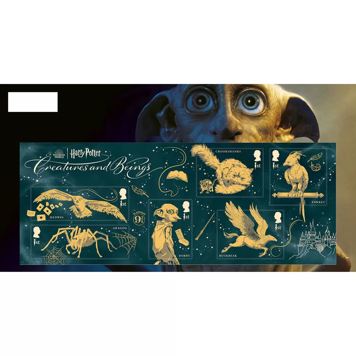 Official Harry Potter Stamps Affixed Presentation Pack by Royal Mail. Harry