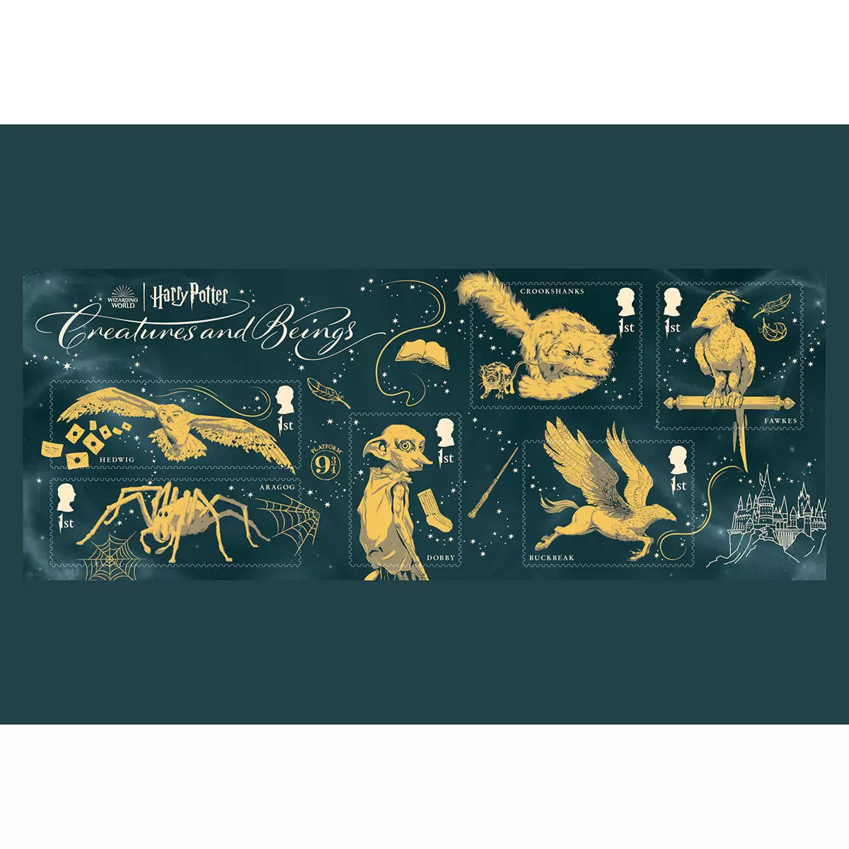 Official Harry Potter Souvenir Art Print Folder, By Royal Mail