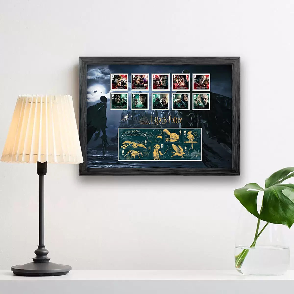 Official Harry Potter 2023 Framed Collectable Stamps and Mini Sheet, By Royal