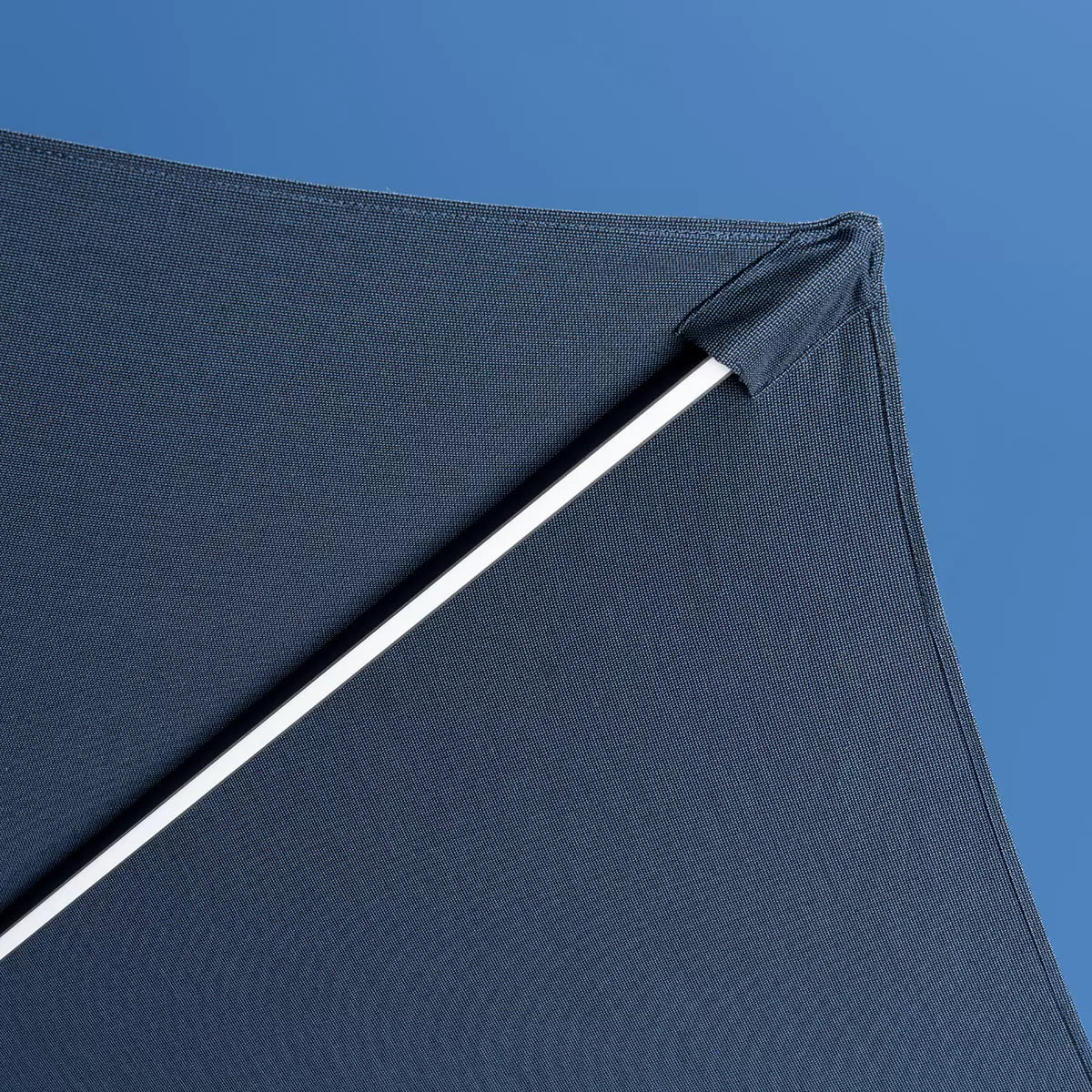 SunVilla 10ft (3m) Solar LED Round Market Umbrella in Blue