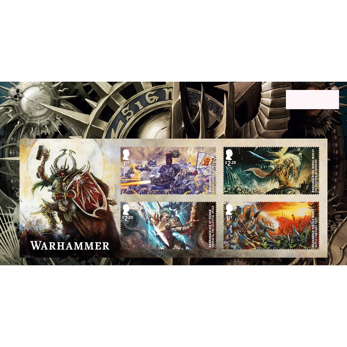 Official Warhammer Stamps Presentation Pack by Royal Mail