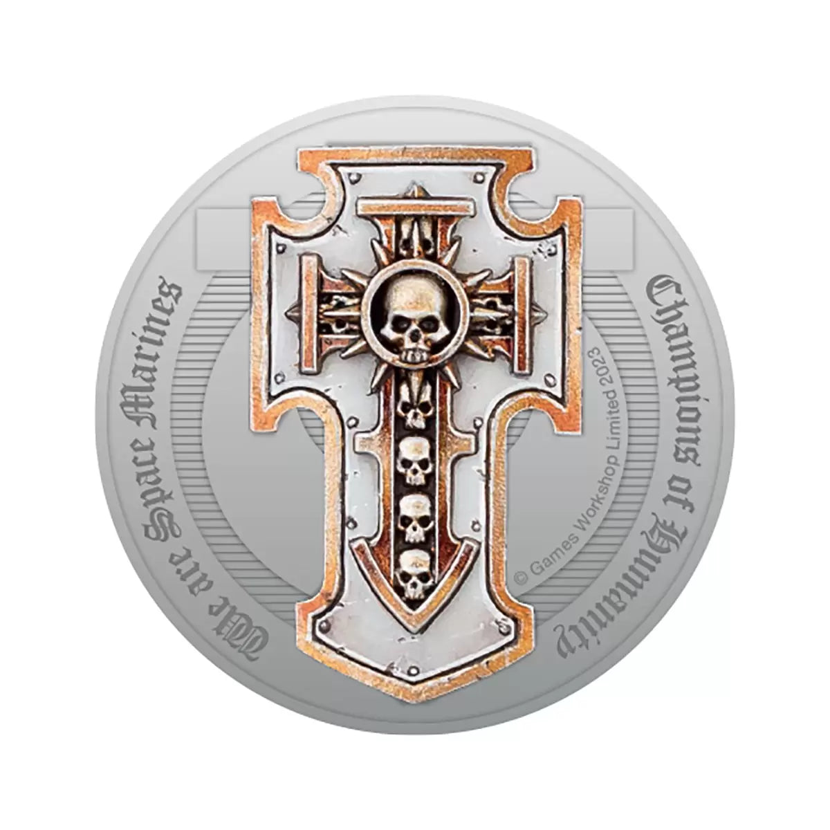 Official Limited Edition Warhammer 40, 000 Medal Cover by Royal Mail