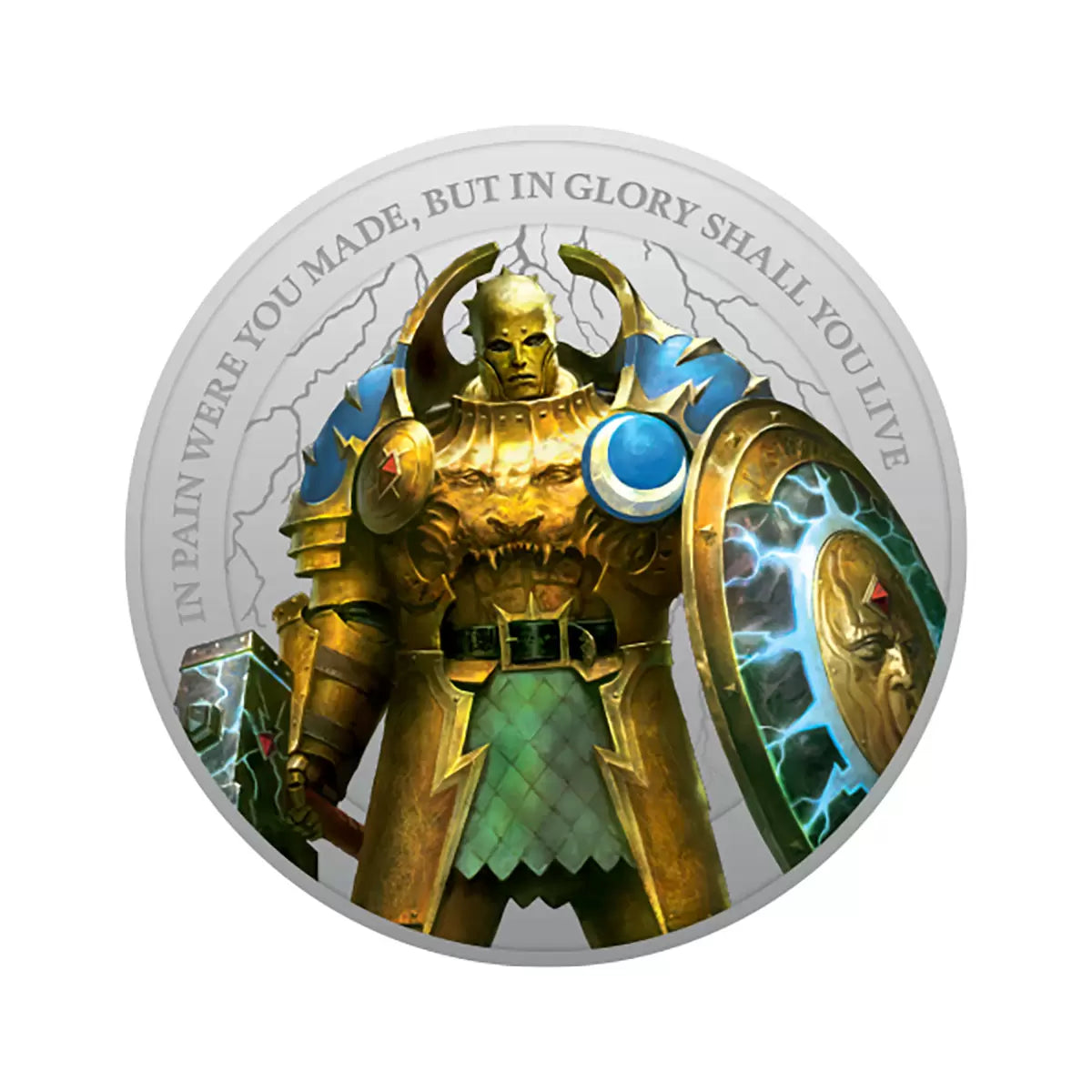 Official Limited Edition Warhammer Age of Sigmar Medal Cover by Royal Mail