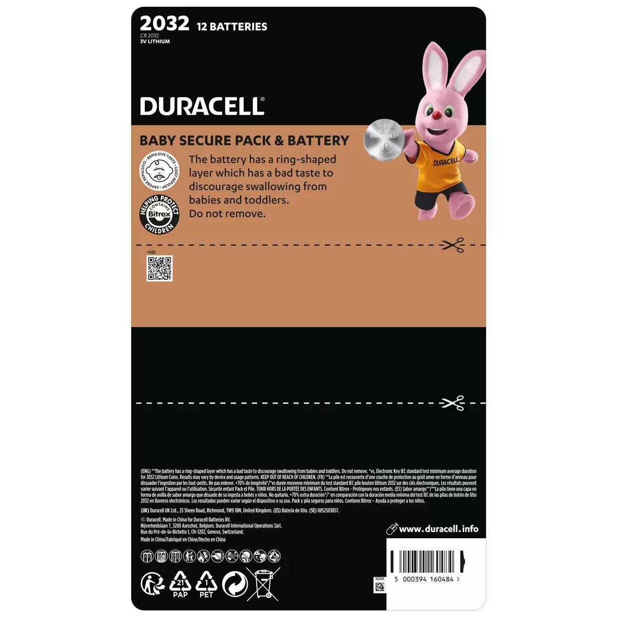 Duracell Speciality 2032 Lithium Coin Battery
