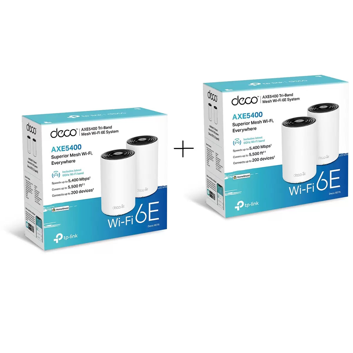 TP-Link Deco XE75 Tri-Band WiFi 6E Mesh System, AXE5400