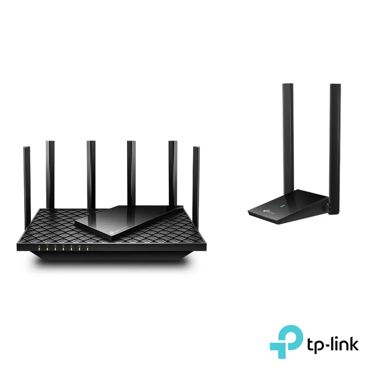 TP-Link Archer AX75E Tri-Band WiFi 6E Router, AXE5400 + TP-Link Archer TX20U