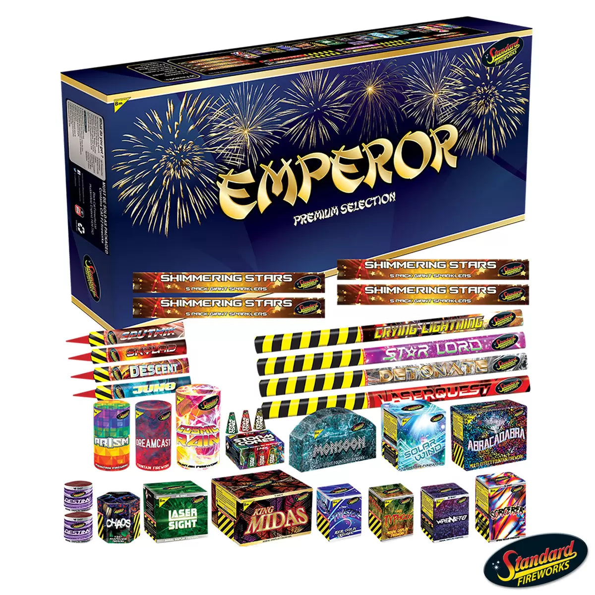 Standard Emperor Firework Selection Box