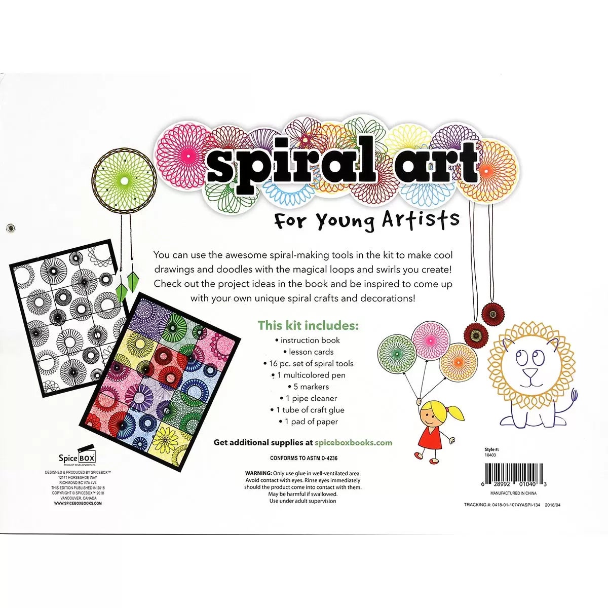Young Artist Spiral Art, view 3
