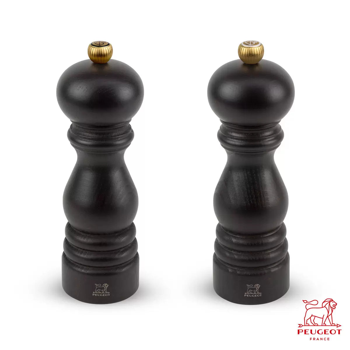 Peugeot Paris Duo Salt & Pepper Mill Set, 18cm in Chocolate