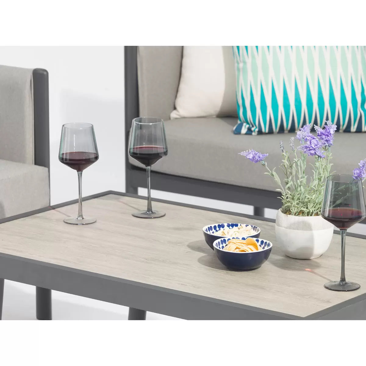 Bramblecrest St Emilion 4 Piece Deep Seating Upholstered Patio Set