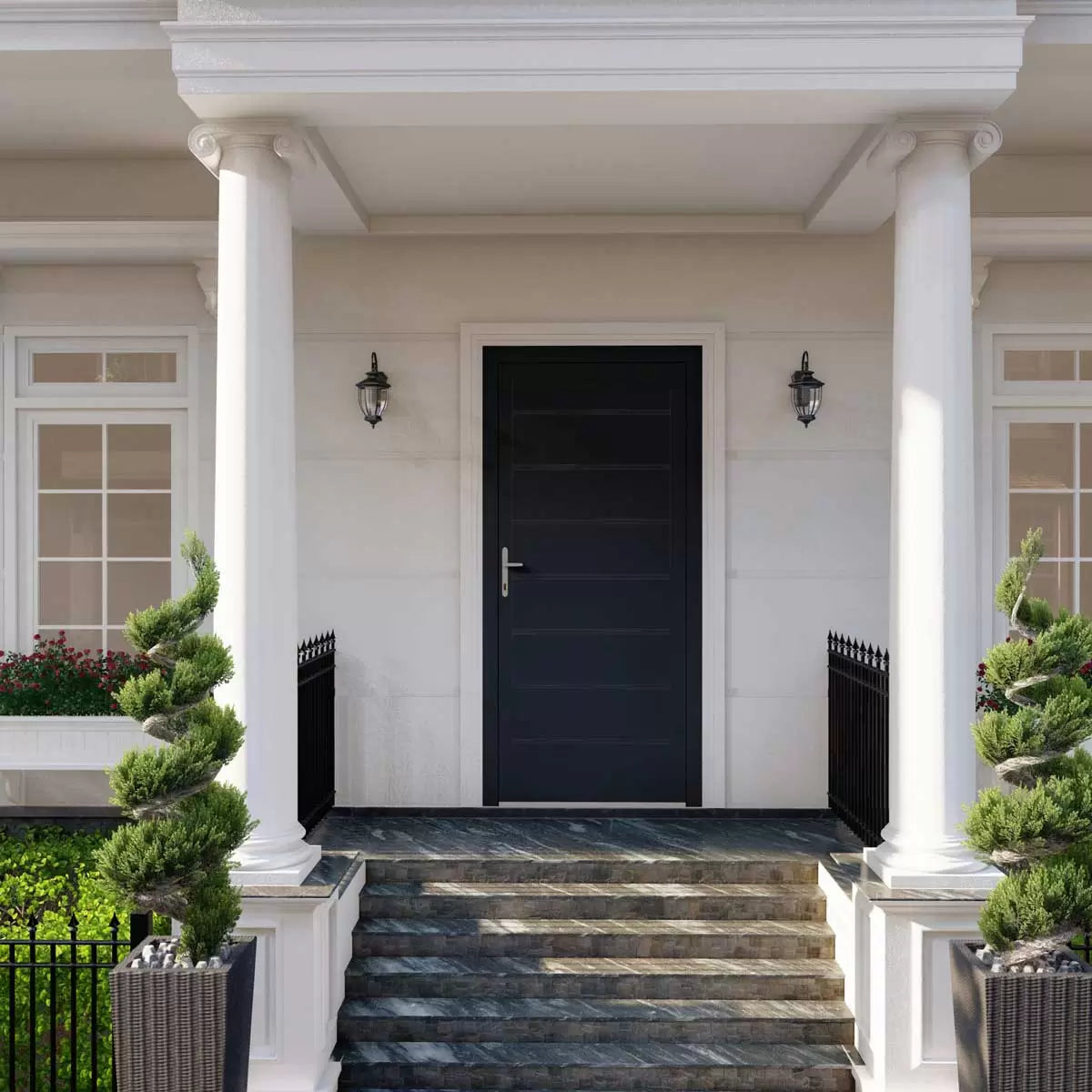 Dortech Malton Aluminium Front Door with Lever Handle: Maximum H 2400 x W 1300mm