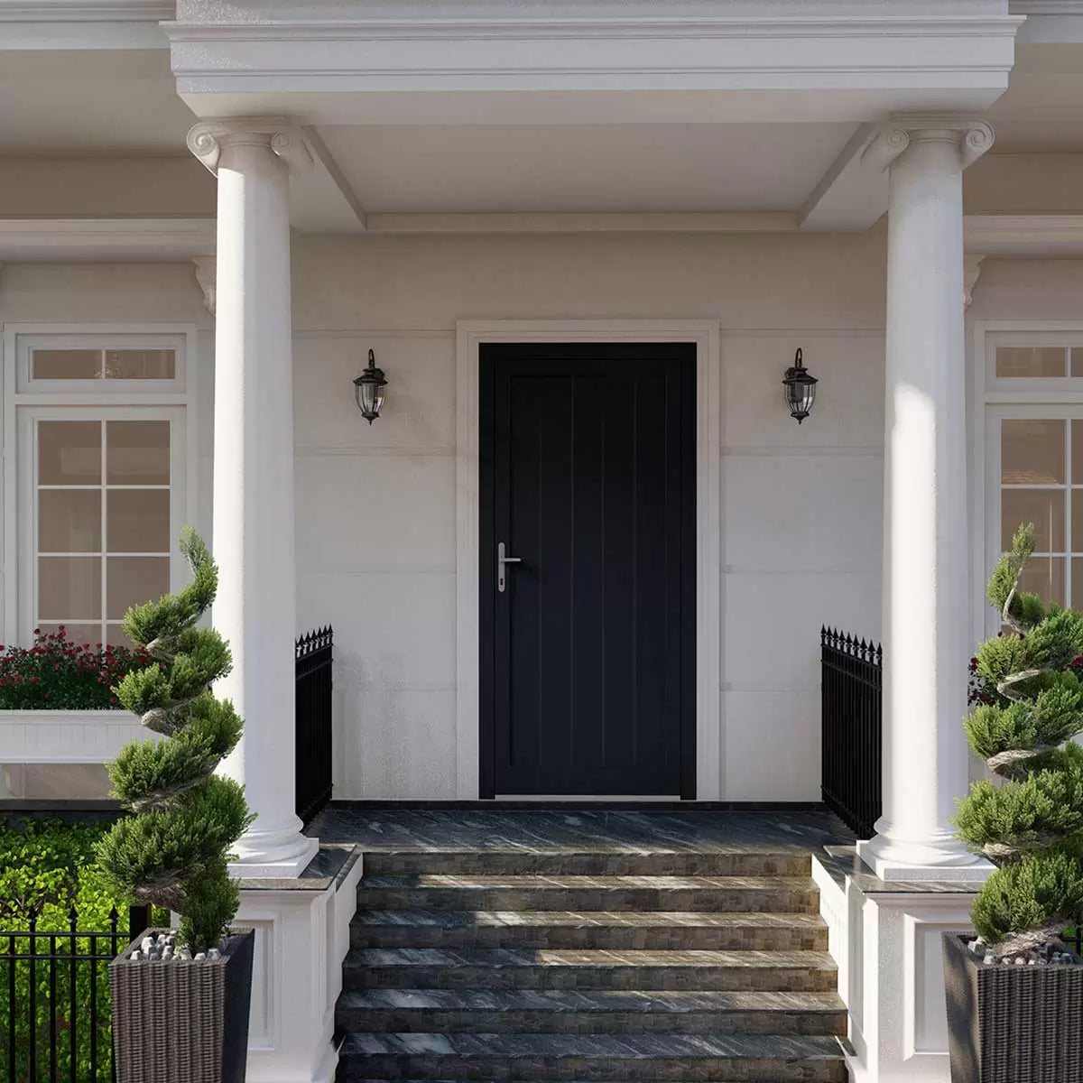 Dortech Knaresborough Aluminium Front Door with Lever Handle: Maximum H 2400