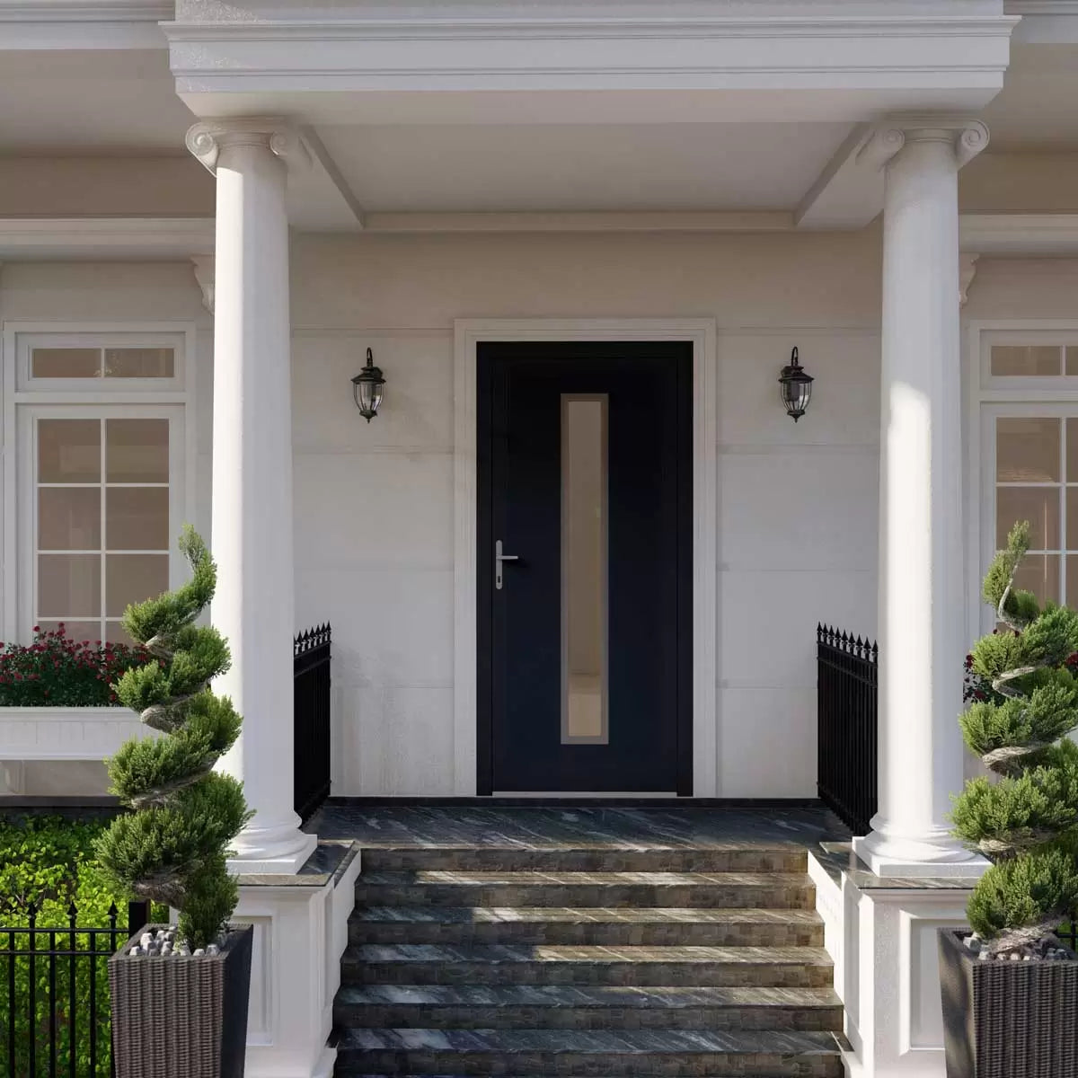 Dortech Patterdale Aluminium Front Door with Lever Handle: Maximum H 2400