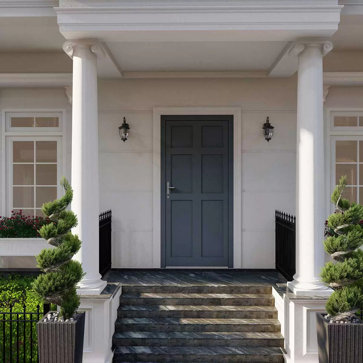 Dortech Saltaire Aluminium Front Door with Lever Handle: Maximum H 2400