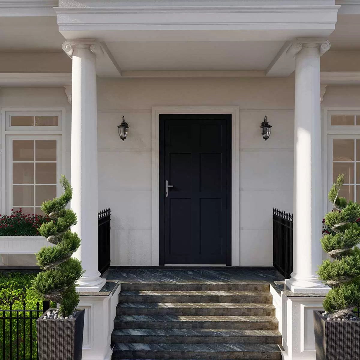 Dortech Saltaire Aluminium Front Door with Lever Handle: Maximum H 2400