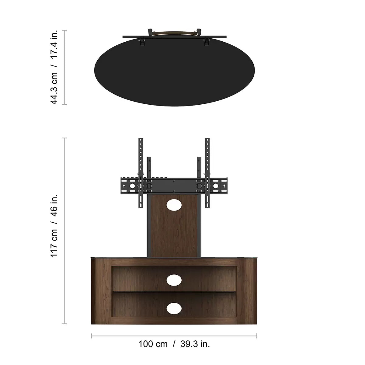 AVF Buckingham 1000 TV Stand for TVs up to 65"