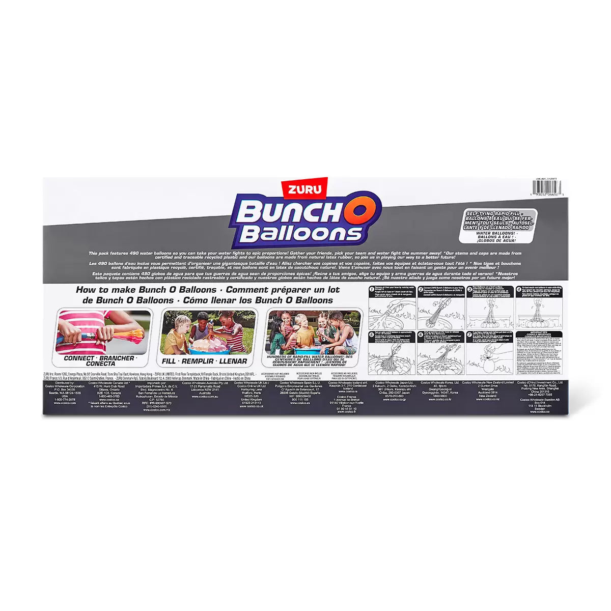 Zuru Bunch O Balloons 490 Tropical Party Fast-Filling, Self-Sealing Water