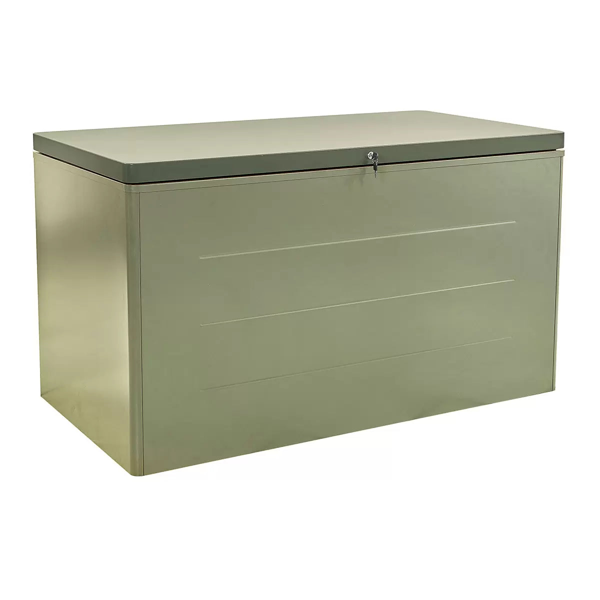 Stone Garden 5ft 3" x 2ft 10" (1.61 x 0.87m) 1, 200 Litre Steel Deck Box in 2