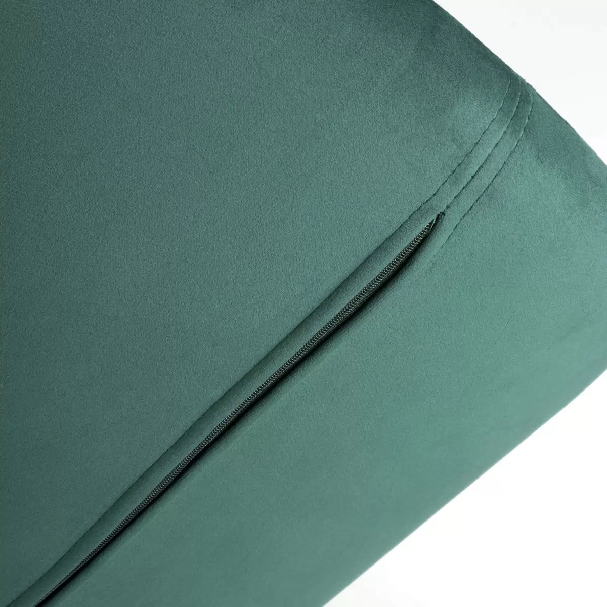 Sigma Green Brushed Velvet Gas Lift Bar Stool