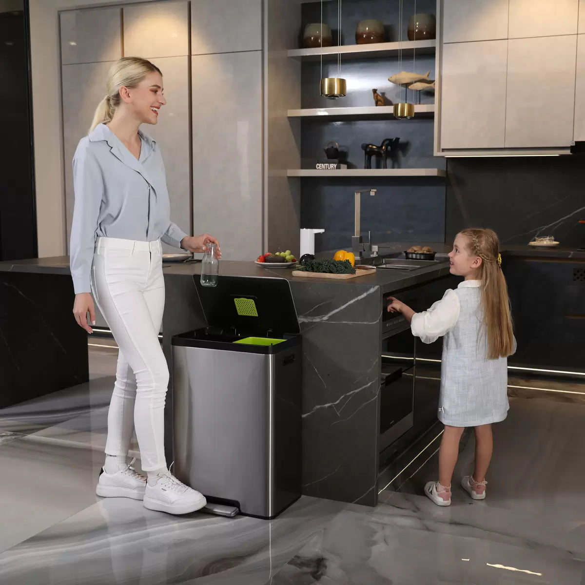 EKO Ecocasa II Recycling Bin 20L+20L