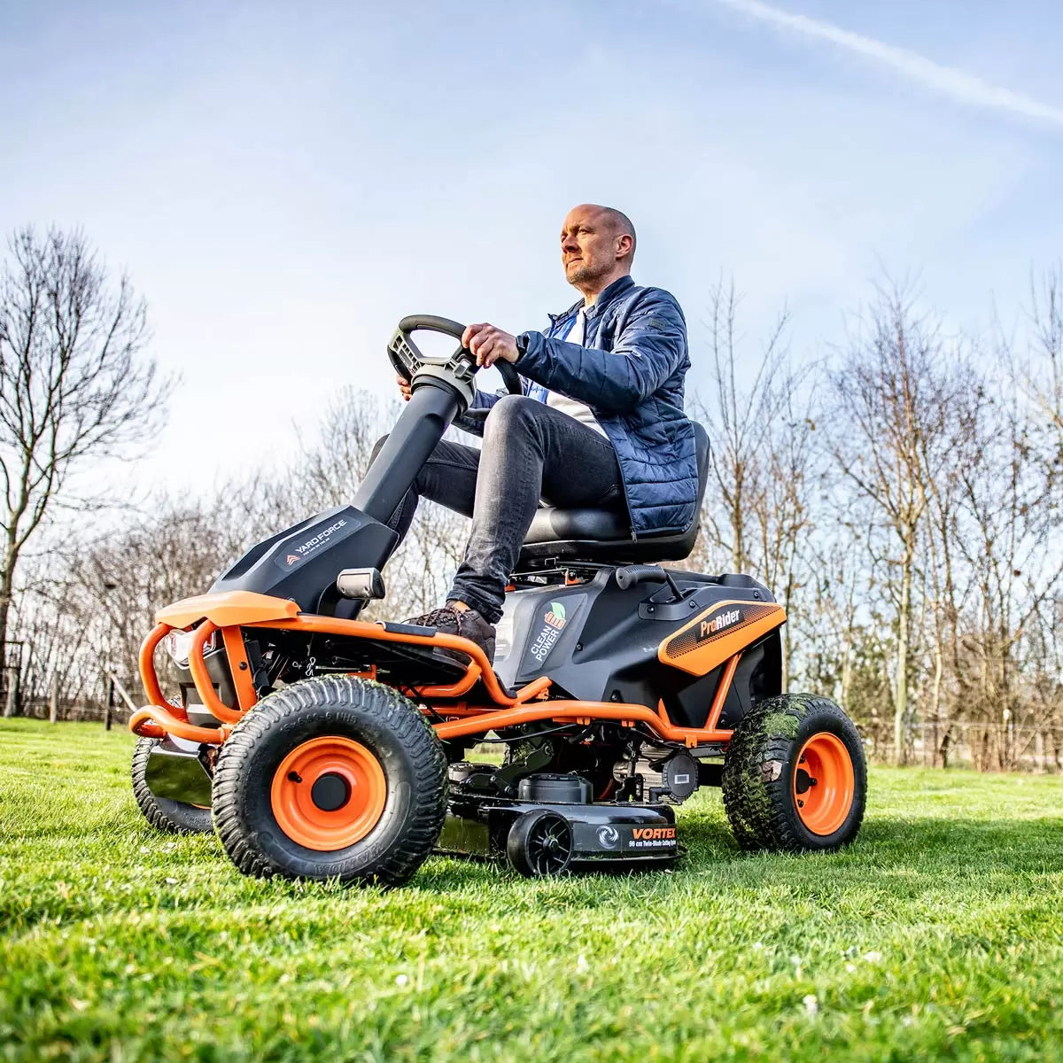 Yard Force ProRider E559 56V Ride-On Lawn Mower